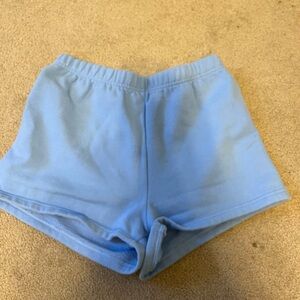 Light Blue Aritzia TNA Sweatshorts